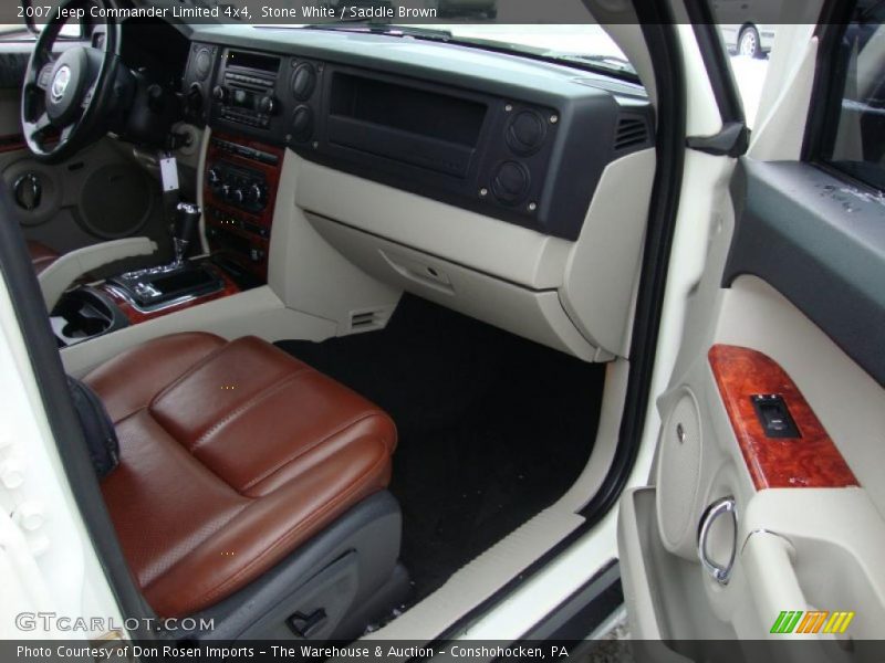 Stone White / Saddle Brown 2007 Jeep Commander Limited 4x4