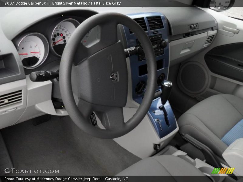 Bright Silver Metallic / Pastel Slate Gray 2007 Dodge Caliber SXT