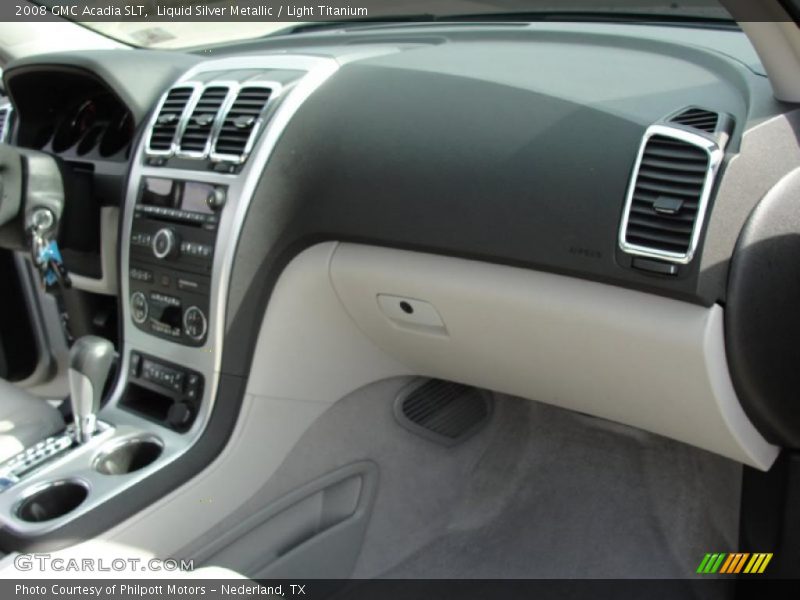 Liquid Silver Metallic / Light Titanium 2008 GMC Acadia SLT
