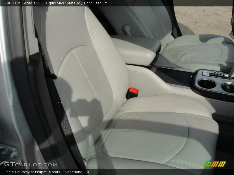 Liquid Silver Metallic / Light Titanium 2008 GMC Acadia SLT