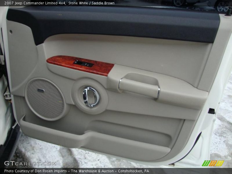 Stone White / Saddle Brown 2007 Jeep Commander Limited 4x4
