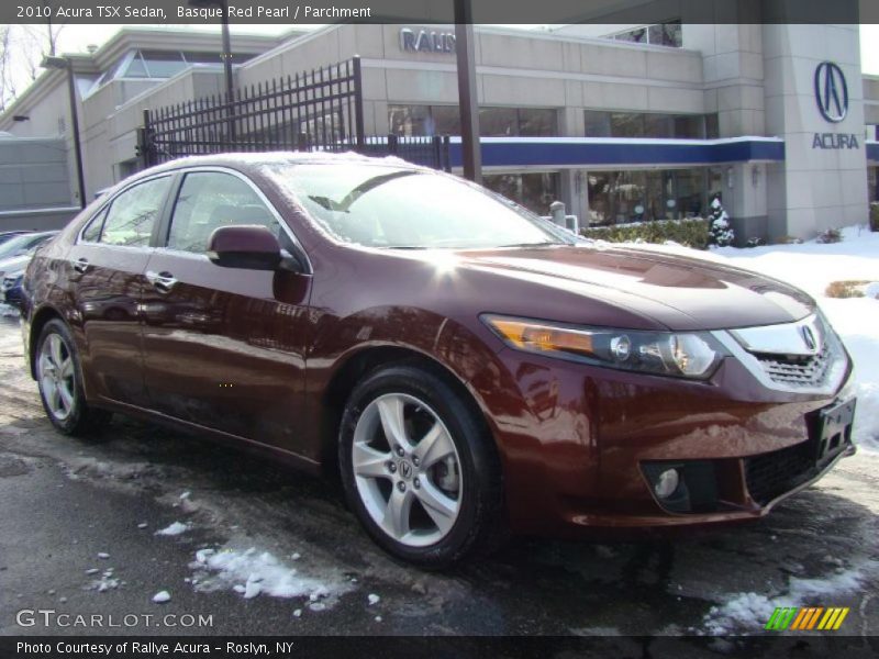 Basque Red Pearl / Parchment 2010 Acura TSX Sedan