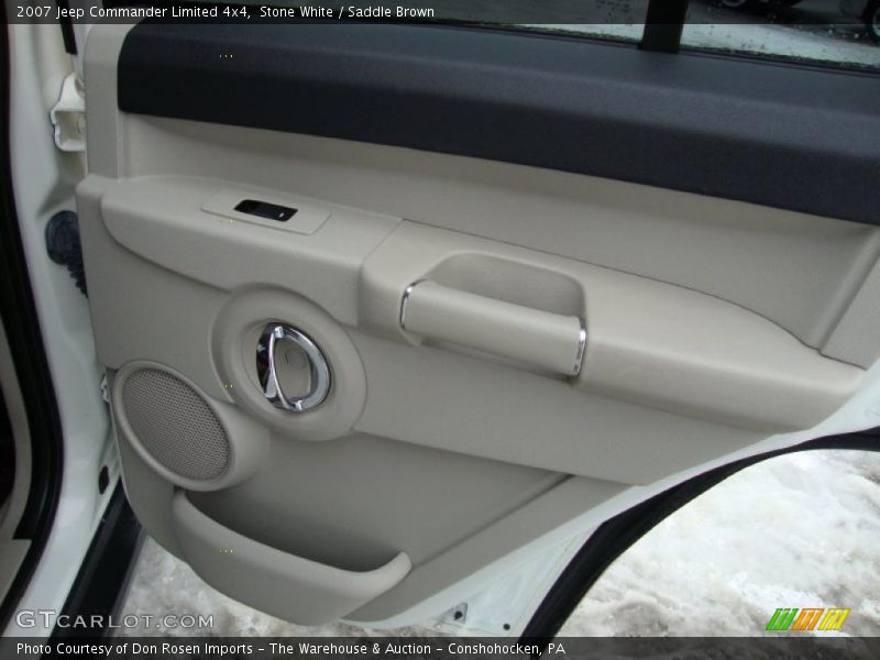 Stone White / Saddle Brown 2007 Jeep Commander Limited 4x4