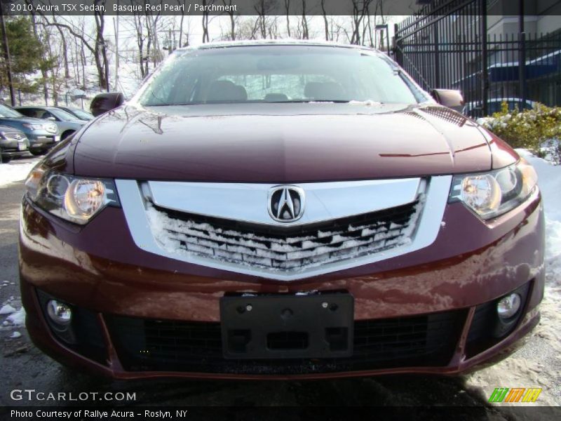 Basque Red Pearl / Parchment 2010 Acura TSX Sedan