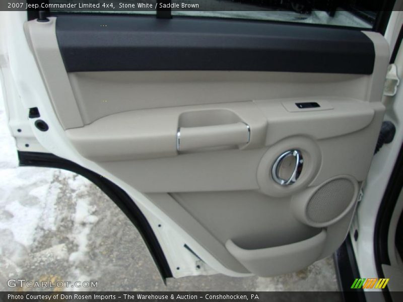 Stone White / Saddle Brown 2007 Jeep Commander Limited 4x4