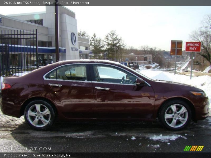 Basque Red Pearl / Parchment 2010 Acura TSX Sedan