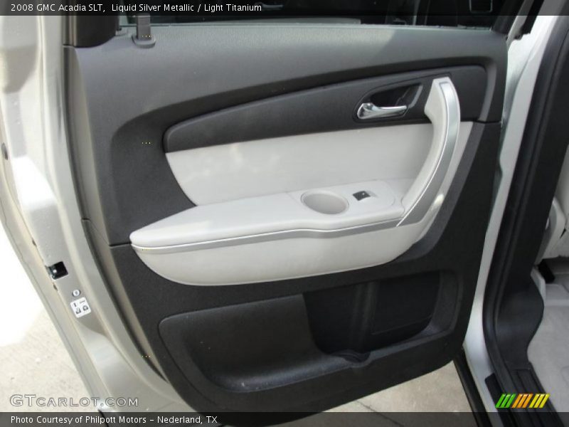 Liquid Silver Metallic / Light Titanium 2008 GMC Acadia SLT