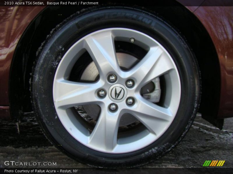 Basque Red Pearl / Parchment 2010 Acura TSX Sedan