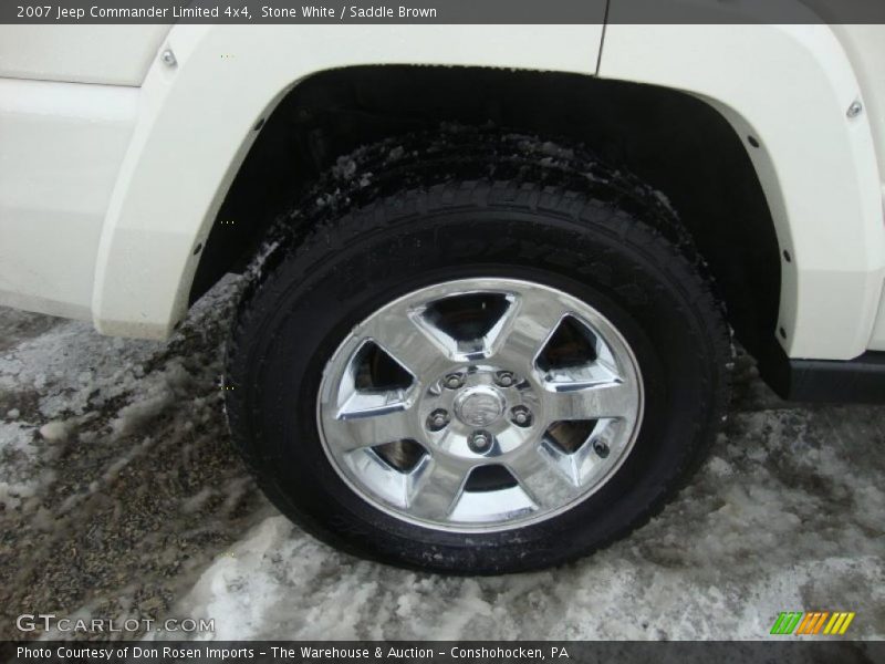Stone White / Saddle Brown 2007 Jeep Commander Limited 4x4