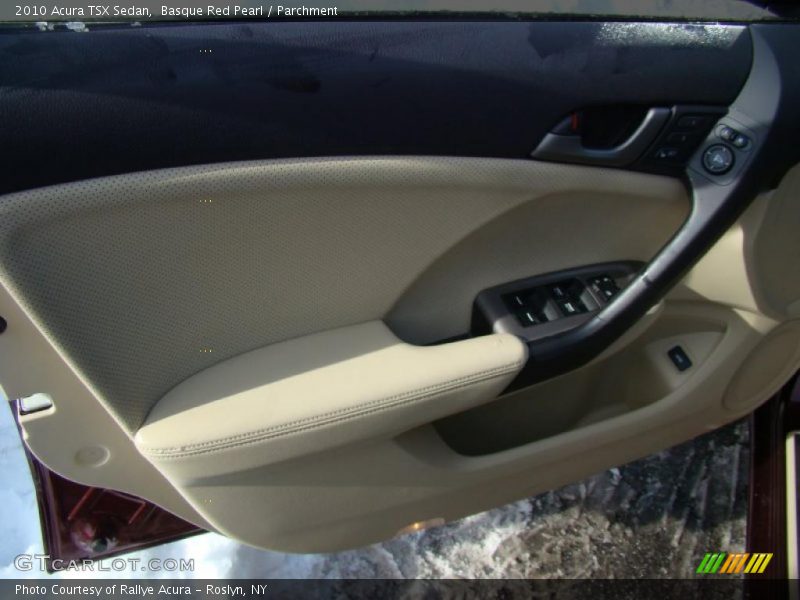 Basque Red Pearl / Parchment 2010 Acura TSX Sedan
