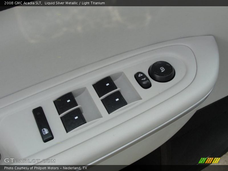 Liquid Silver Metallic / Light Titanium 2008 GMC Acadia SLT
