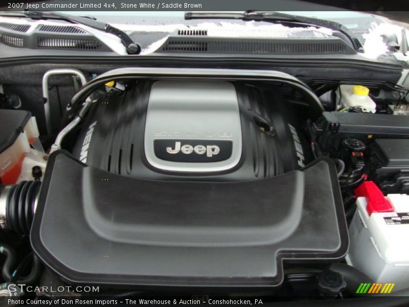 Stone White / Saddle Brown 2007 Jeep Commander Limited 4x4