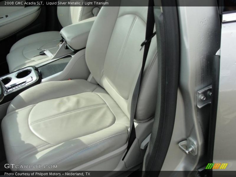 Liquid Silver Metallic / Light Titanium 2008 GMC Acadia SLT