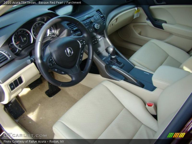Basque Red Pearl / Parchment 2010 Acura TSX Sedan