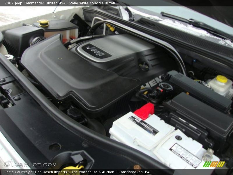 Stone White / Saddle Brown 2007 Jeep Commander Limited 4x4