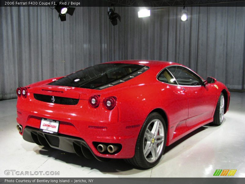 Red / Beige 2006 Ferrari F430 Coupe F1