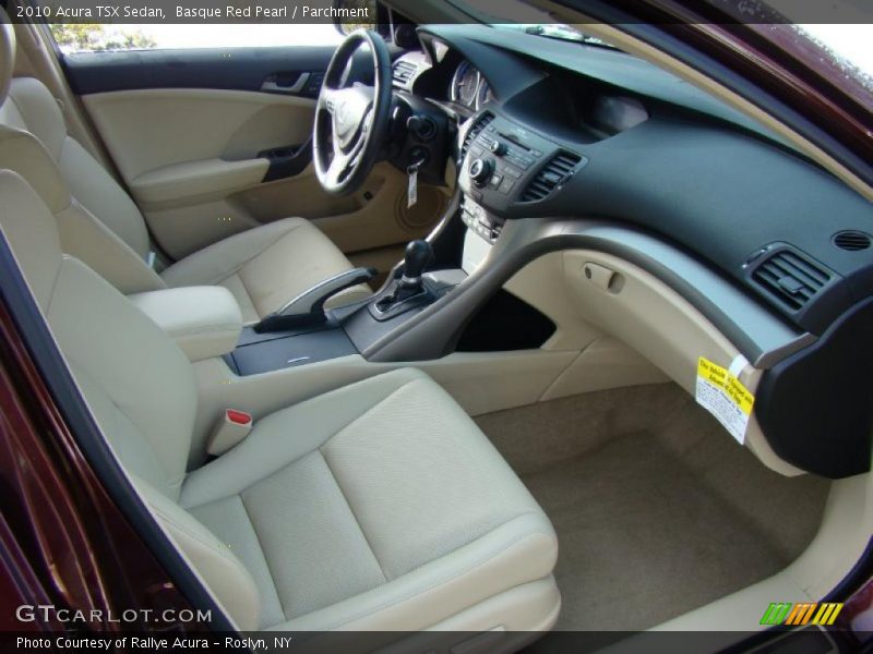 Basque Red Pearl / Parchment 2010 Acura TSX Sedan