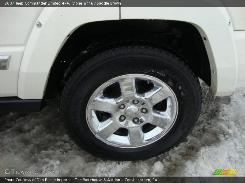 Stone White / Saddle Brown 2007 Jeep Commander Limited 4x4