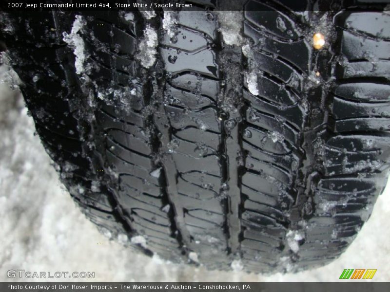 Stone White / Saddle Brown 2007 Jeep Commander Limited 4x4