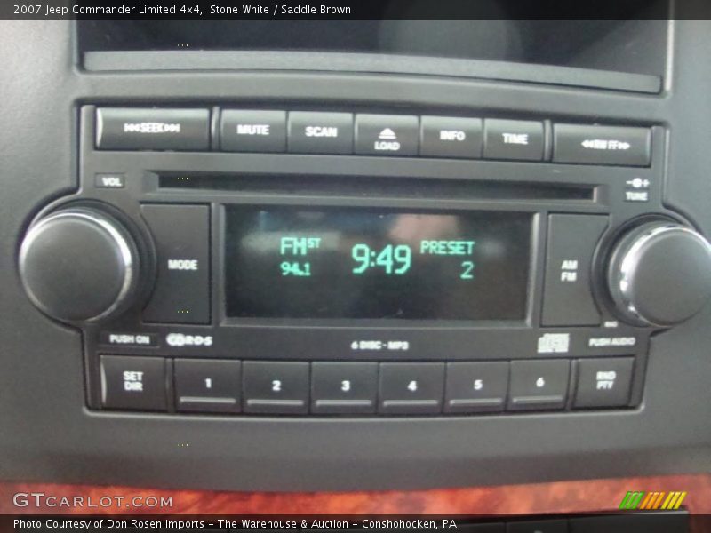 Stone White / Saddle Brown 2007 Jeep Commander Limited 4x4