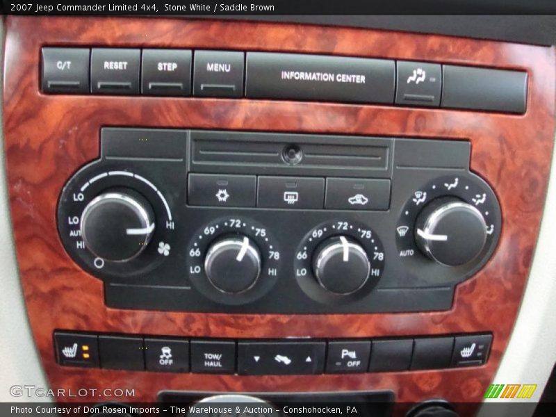 Stone White / Saddle Brown 2007 Jeep Commander Limited 4x4