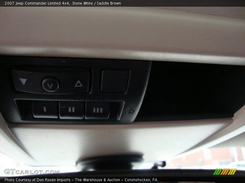 Stone White / Saddle Brown 2007 Jeep Commander Limited 4x4