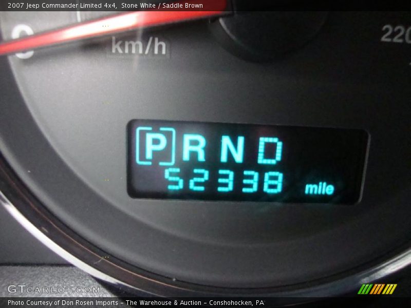 Stone White / Saddle Brown 2007 Jeep Commander Limited 4x4