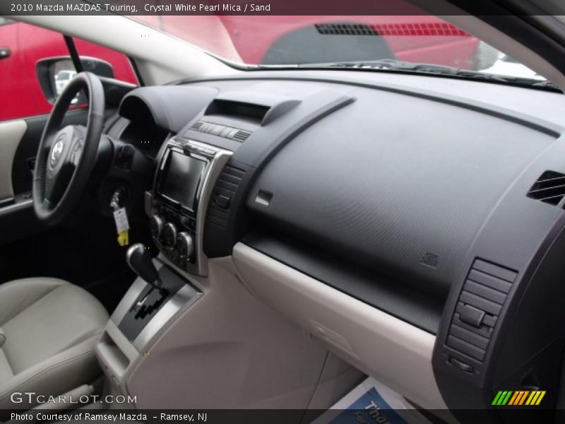 Crystal White Pearl Mica / Sand 2010 Mazda MAZDA5 Touring