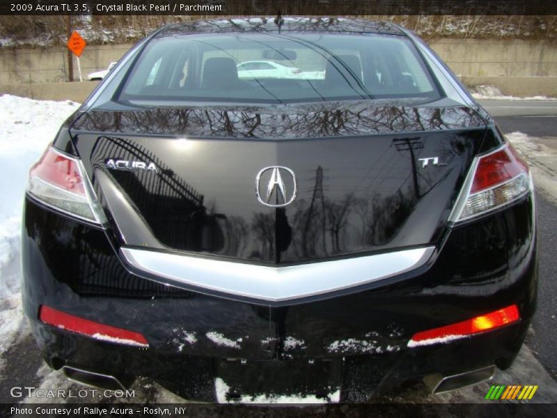 Crystal Black Pearl / Parchment 2009 Acura TL 3.5