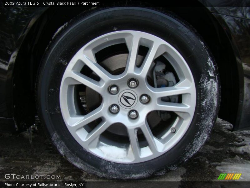 Crystal Black Pearl / Parchment 2009 Acura TL 3.5