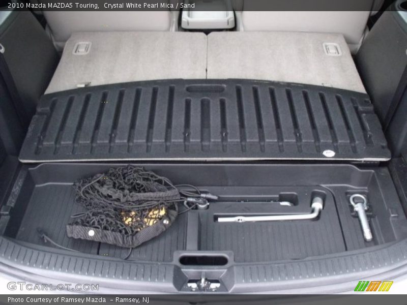 Crystal White Pearl Mica / Sand 2010 Mazda MAZDA5 Touring