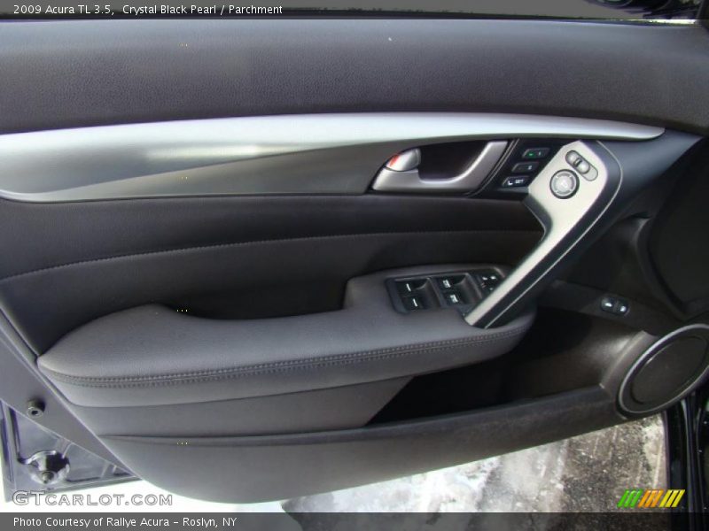 Crystal Black Pearl / Parchment 2009 Acura TL 3.5