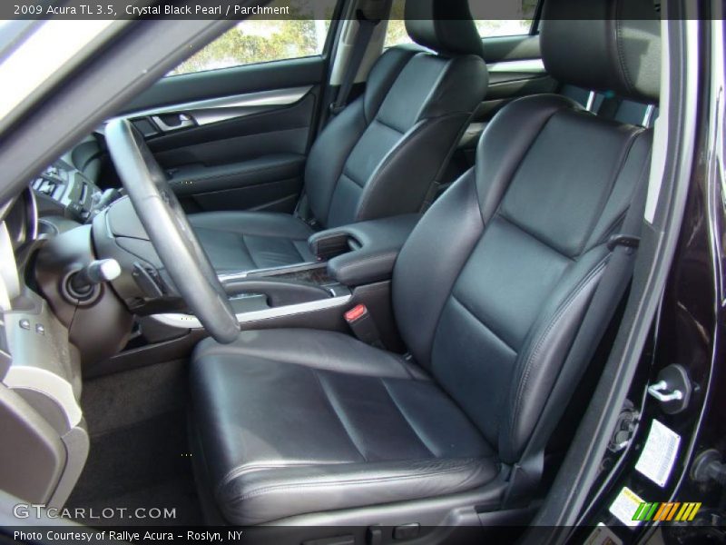 Crystal Black Pearl / Parchment 2009 Acura TL 3.5