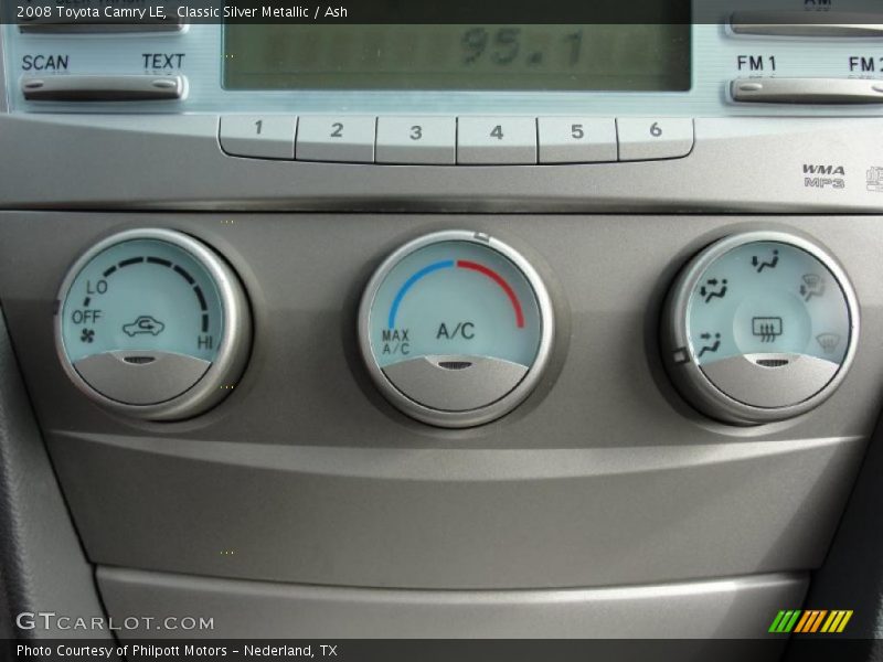 Classic Silver Metallic / Ash 2008 Toyota Camry LE