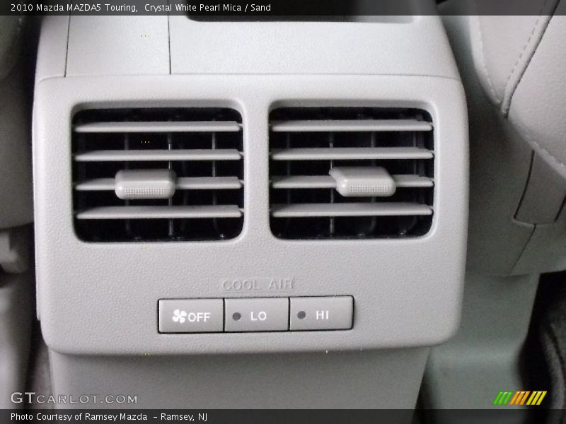 Crystal White Pearl Mica / Sand 2010 Mazda MAZDA5 Touring