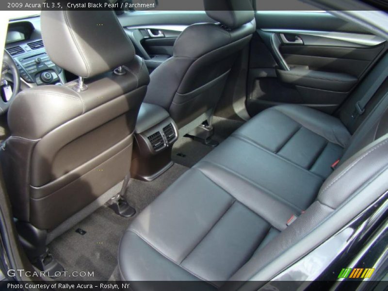 Crystal Black Pearl / Parchment 2009 Acura TL 3.5