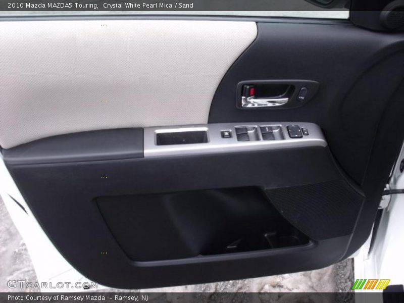 Crystal White Pearl Mica / Sand 2010 Mazda MAZDA5 Touring