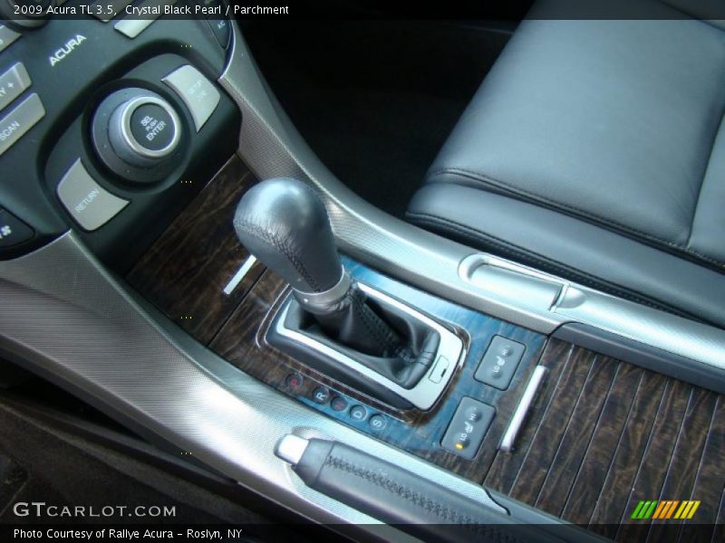 Crystal Black Pearl / Parchment 2009 Acura TL 3.5