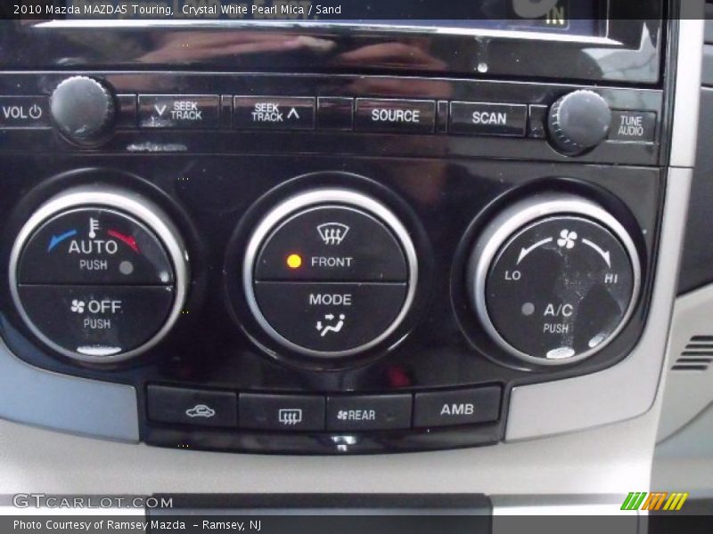 Controls of 2010 MAZDA5 Touring