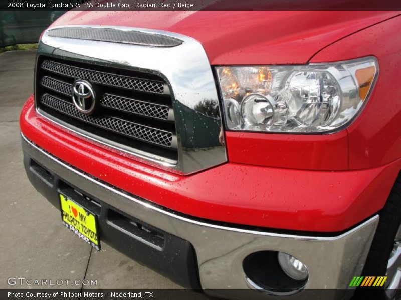 Radiant Red / Beige 2008 Toyota Tundra SR5 TSS Double Cab