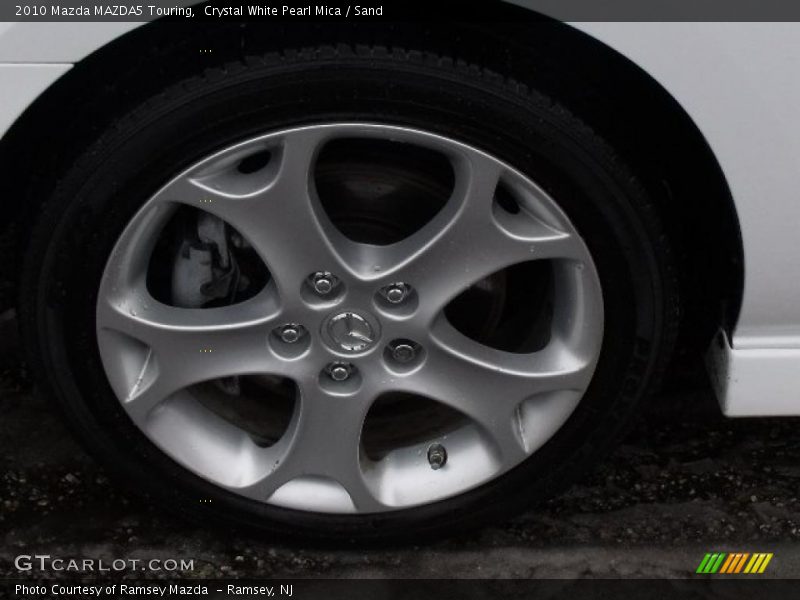 Crystal White Pearl Mica / Sand 2010 Mazda MAZDA5 Touring