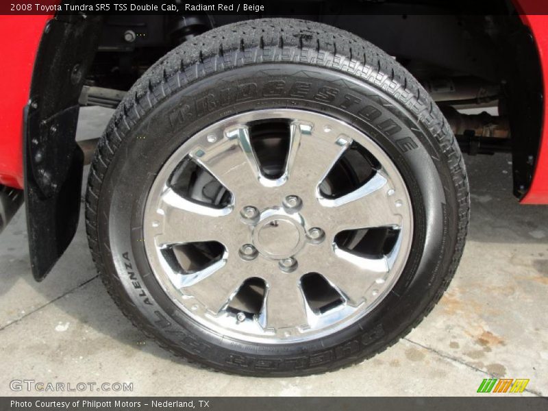 Radiant Red / Beige 2008 Toyota Tundra SR5 TSS Double Cab