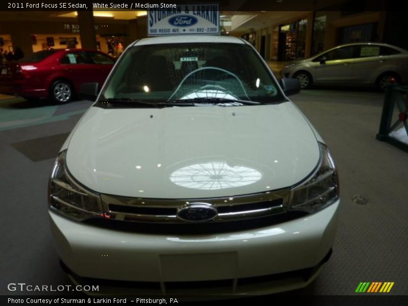 White Suede / Medium Stone 2011 Ford Focus SE Sedan