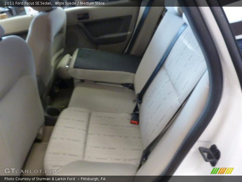 White Suede / Medium Stone 2011 Ford Focus SE Sedan