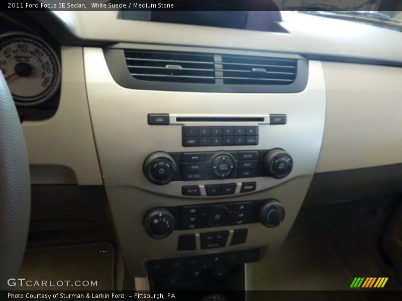 White Suede / Medium Stone 2011 Ford Focus SE Sedan