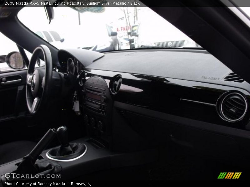 Sunlight Silver Metallic / Black 2008 Mazda MX-5 Miata Touring Roadster