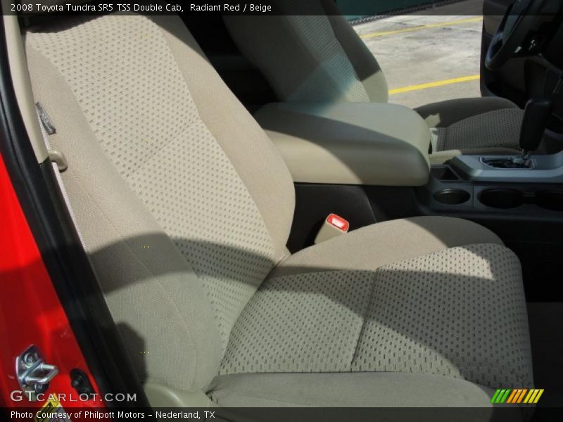 Radiant Red / Beige 2008 Toyota Tundra SR5 TSS Double Cab
