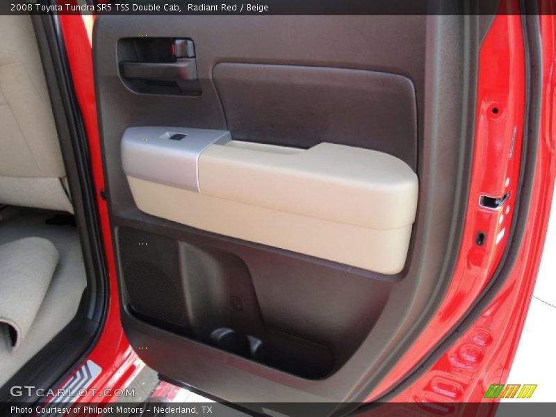 Radiant Red / Beige 2008 Toyota Tundra SR5 TSS Double Cab