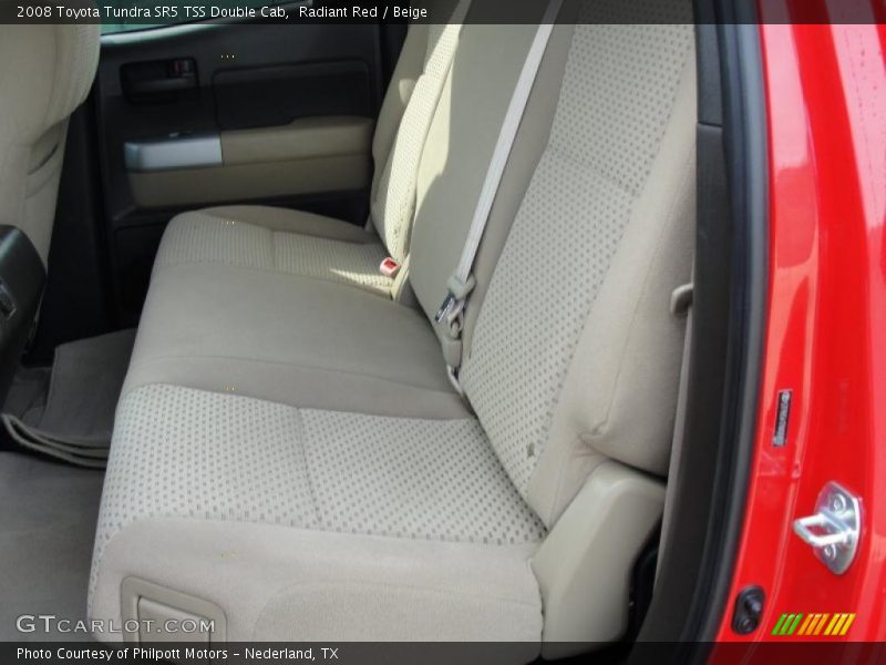 Radiant Red / Beige 2008 Toyota Tundra SR5 TSS Double Cab