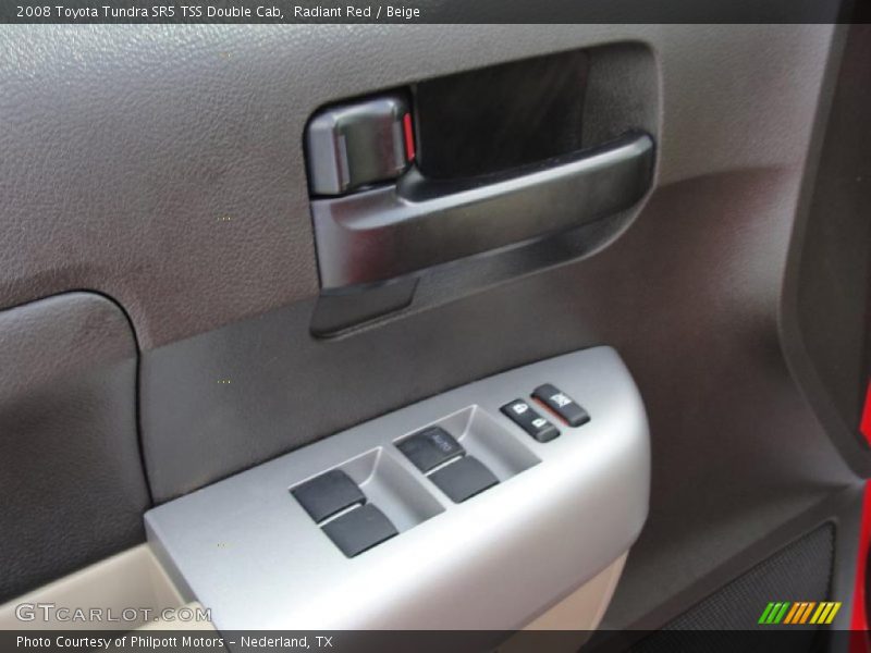 Radiant Red / Beige 2008 Toyota Tundra SR5 TSS Double Cab